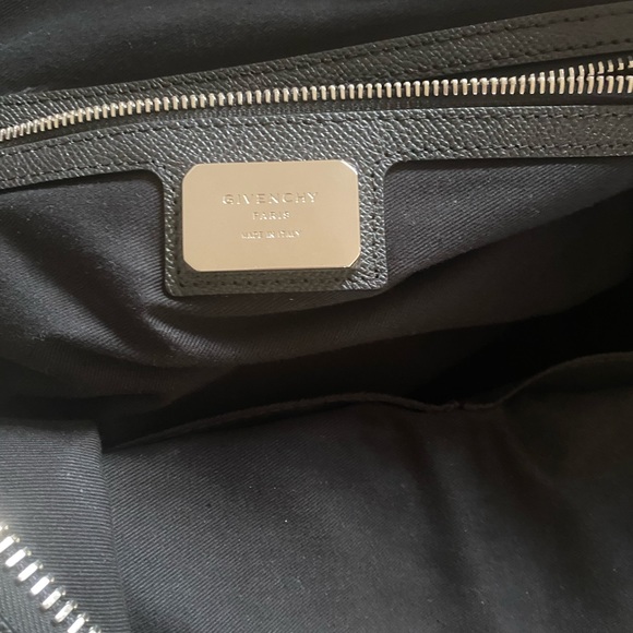 Givenchy Nightingale top handles satchel in Black w/mixed fabric 23”x13”x7” NWT - Picture 9 of 11